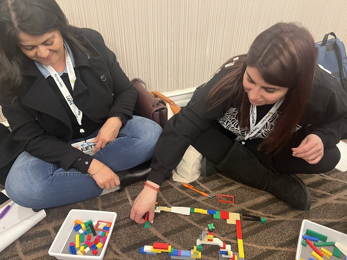 @ITI_LAUSD #LEETS23  our teachers playing to learn with @LEGO_Group