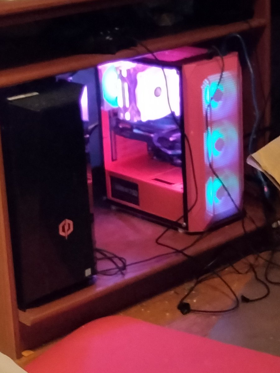 Guys it finally arrived! My first edition Ebitha Bon Vandal custom rig! I'm so excited! #newcomputer #lewdtuber 😍🥰