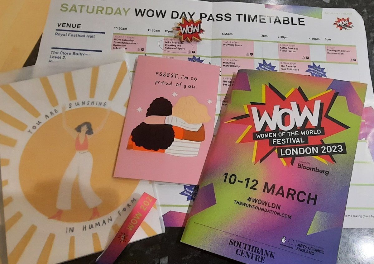 Serendipity took me to the @WOWisGlobal festival - an opportunity to listen to inspiring women, to cultivate confidence, mindfulness and sisterhood. A good reminder to use our voice🎙 when we know we can have an impact. #WOWLDN @PauAntela @AmbraA87 @ellywltrs