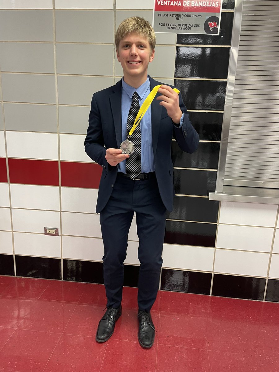 David Taranowski is 9th in the state for JV Public Forum!! Such a boss!