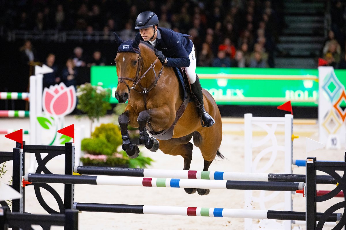 Max Kühner and Up Too Jacco Blue with an outstanding ride to end first in the Audi Prize 🔥

#TheDutchMasters #TDM2023 #RolexGrandSlam #JumpIntoHistory

📸 Digishots