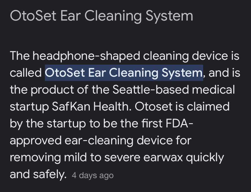 Chris on X: @Naija_PR Nothing new just an advanced technology device used  to clean earwax from the ear. However, if you're hoping to ditch the cotton  buds in favour of the new