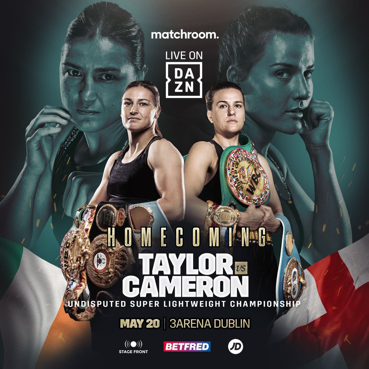 chantellecam's tweet photo. Cameron vs Taylor 🥊

A fight I’ve been training my whole career for the work starts not.

See you on 20th May 🏴󠁧󠁢󠁥󠁮󠁧󠁿 https://t.co/CwwdsMJe2q