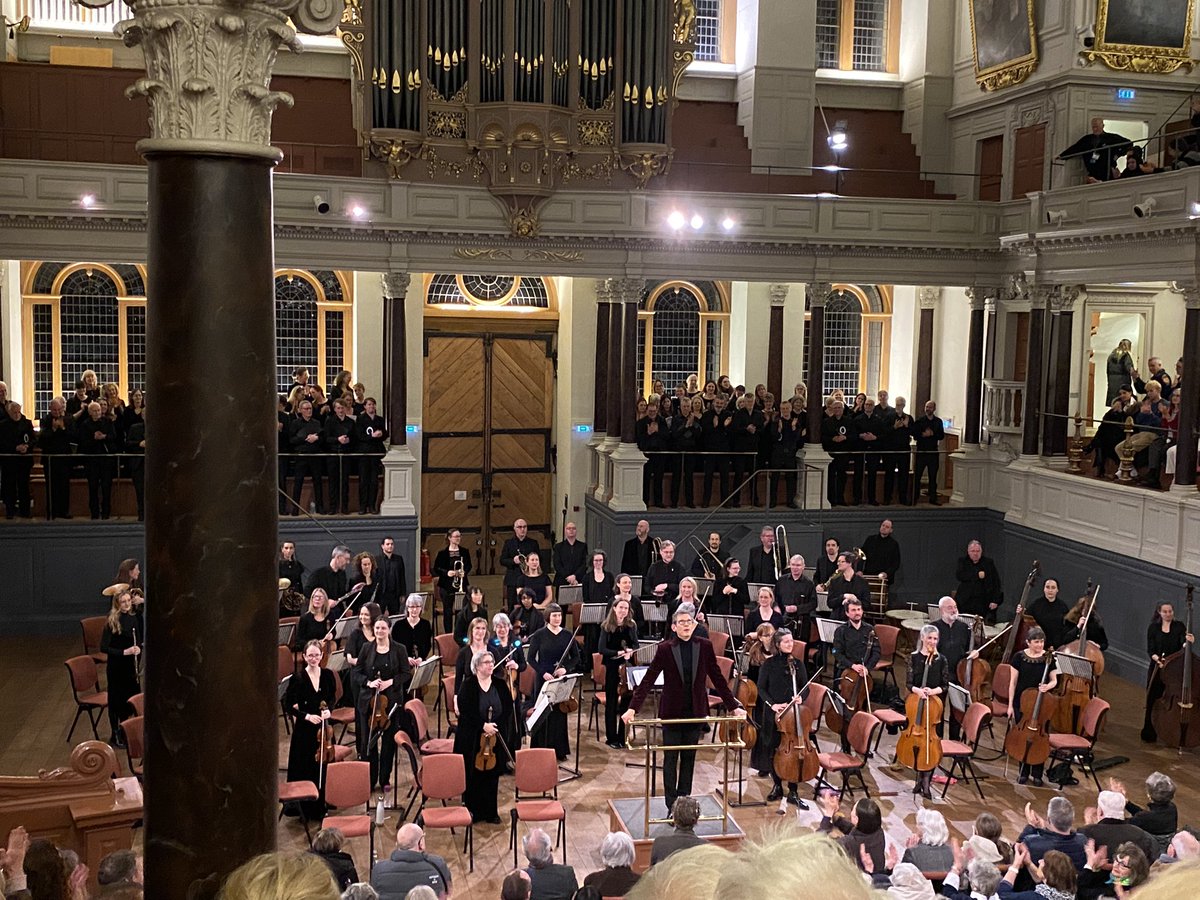Brilliant to watch dad in an amazing Verdi requiem tonight