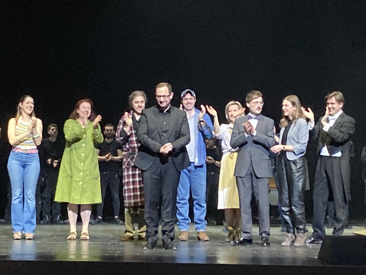 ManuelBrug's tweet photo. #dogville after famous #larsvontrier movie @aaltotheater is well fitted opera by #gordonkampe which needs time to find her true sound between to much parlando muzak. Well done with finale furioso🔥 by #tomasnetopil and #davidhermann. #laviniadames as Grace is soprano #fayedunaway https://t.co/F7WM19Cff4