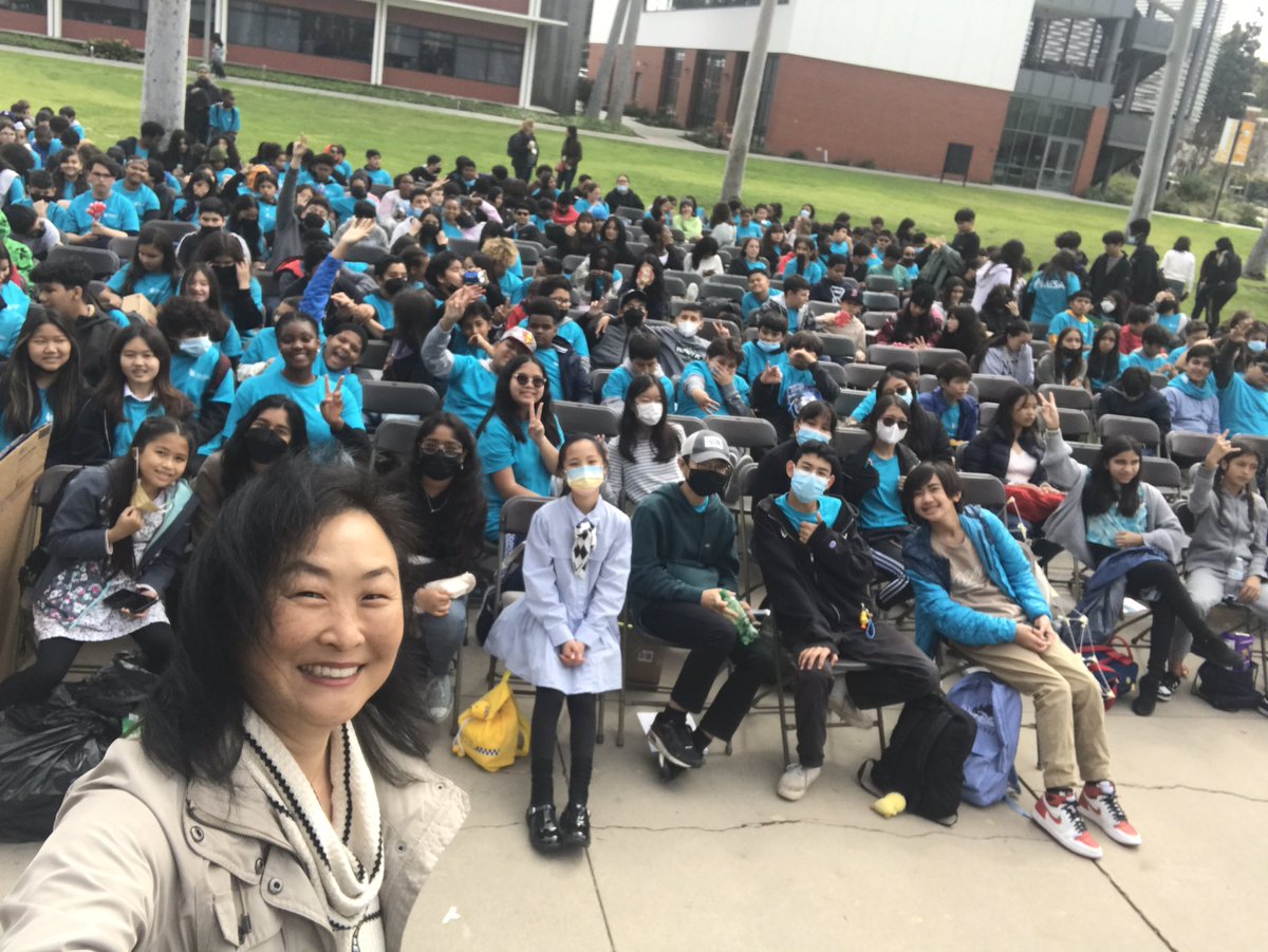 400 middle school students at our MESA Junior Prelim event today!