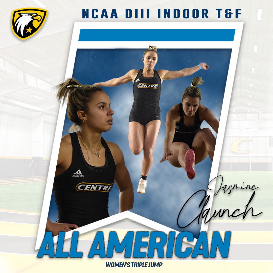 🎽 | Jasmine Claunch’s Centre-record distance of 39-8.5 feet garners her a 2️⃣nd-consecutive All-American finish. 🎉 #RollKerns
centrecolonels.com/news/2023/3/11…