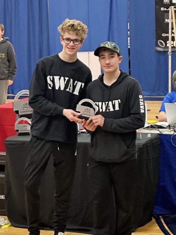 WahooRobotics's tweet photo. NE State Robotics - congrats to SWAT 91416N on receiving the Amaze award that is an automatic ticket to the VEX Robotics World competition and to NEMS 91416D on winning the Judges award!!  #ExcellenceEverywhere #rollcavs #GoWahooBlue @wahoopublic @WahooRobotics #vexRobotics https://t.co/OQ6Se7kYoK
