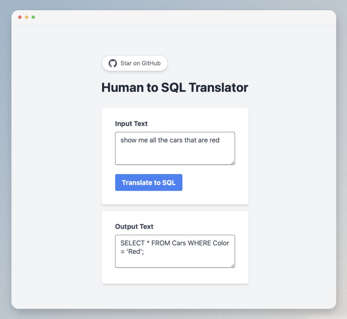 whoiskatrin's tweet image. Announcing my new weekend project - Human to SQL Translator!
Convert your natural language queries into SQL code effortlessly with AI
sql-translator.vercel.app
100% free and open source, you can give it some ❤️
