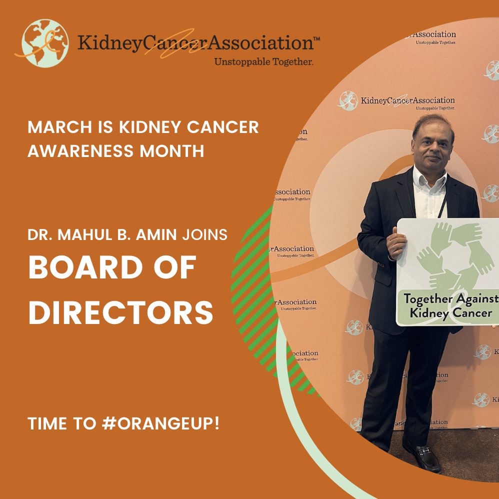 Dr. Mahul Amin (@drmahul) on Twitter photo Super excited to join the Board of Directors of the Kidney Cancer Association, dedicated to improving the lives of patients and families affected by kidney cancer (a top 10 cancer) through research, advocacy, and education. <a href="/IKCCorg/">IKCC Kidney Cancer</a> #kidneycancer #GUpath #oncology #pathtwitter Super excited to join the Board of Directors of the Kidney Cancer Association, dedicated to improving the lives of patients and families affected by kidney cancer (a top 10 cancer) through research, advocacy, and education. <a href="/IKCCorg/">IKCC Kidney Cancer</a> #kidneycancer #GUpath #oncology #pathtwitter