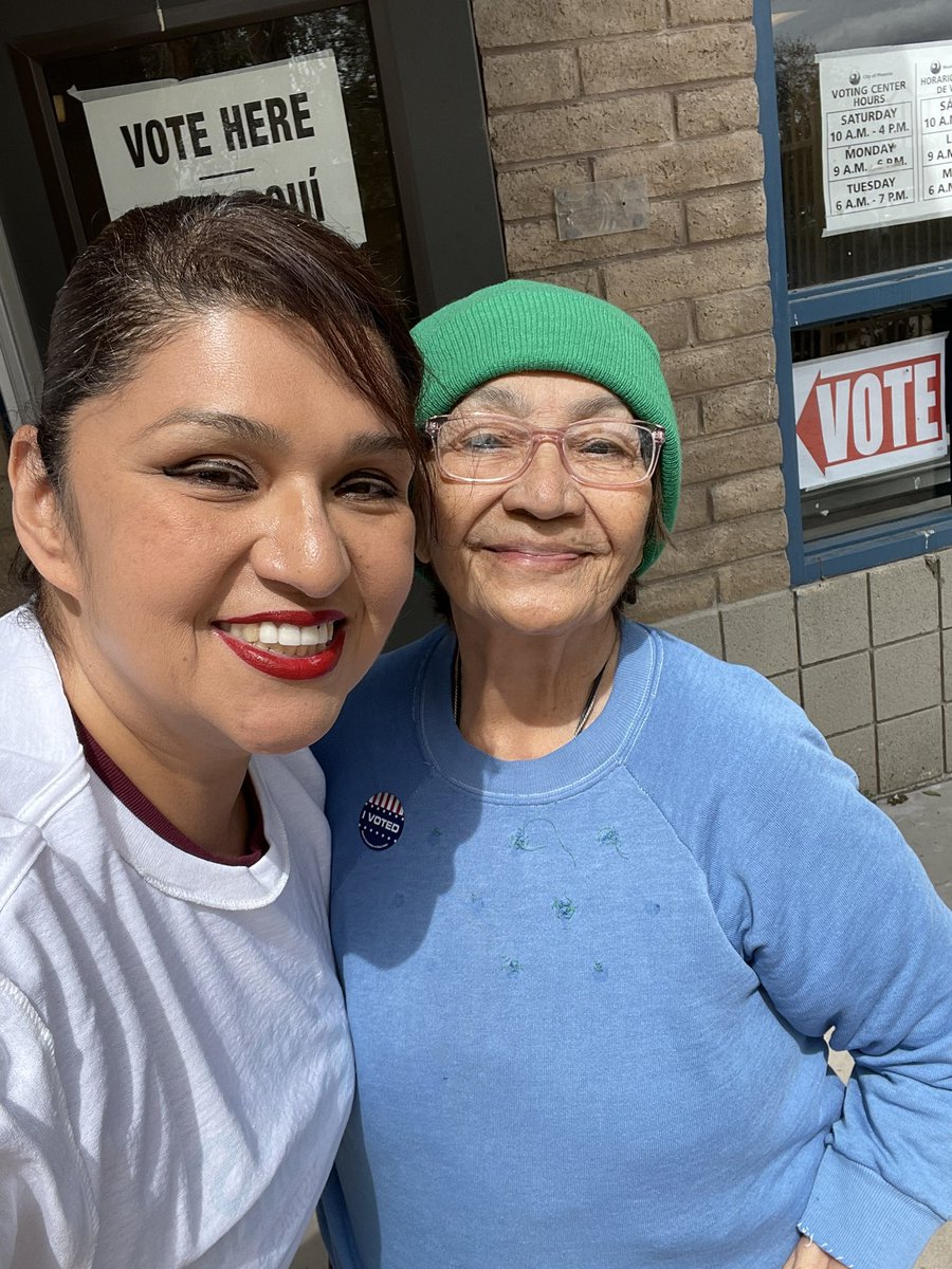 It was a great day to drive people to the polls!! La Señora Maria just voted for <a href="/carlosforphx/">Carlos Garcia</a>
