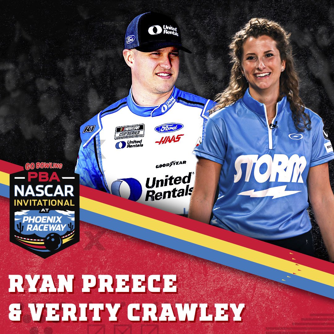 Are you ready for the Go Bowling! PBA NASCAR Invitational at Phoenix Raceway⁉️

Here’s who will be taking to the lanes tomorrow on FS1 ⤵️