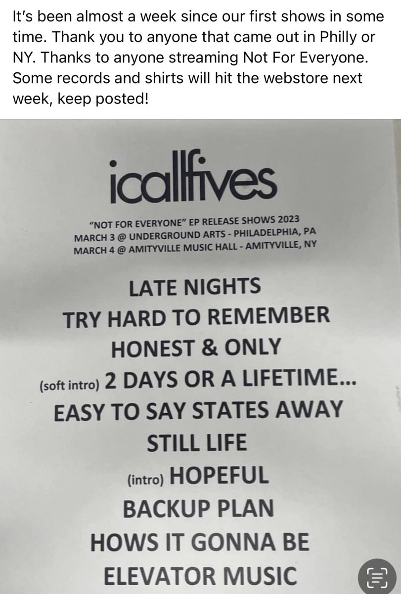 Thank y’all! Thanks <a href="/emonightkaraoke/">Emo Night Karaoke</a>. Stream the new EP anywhere you enjoy music!