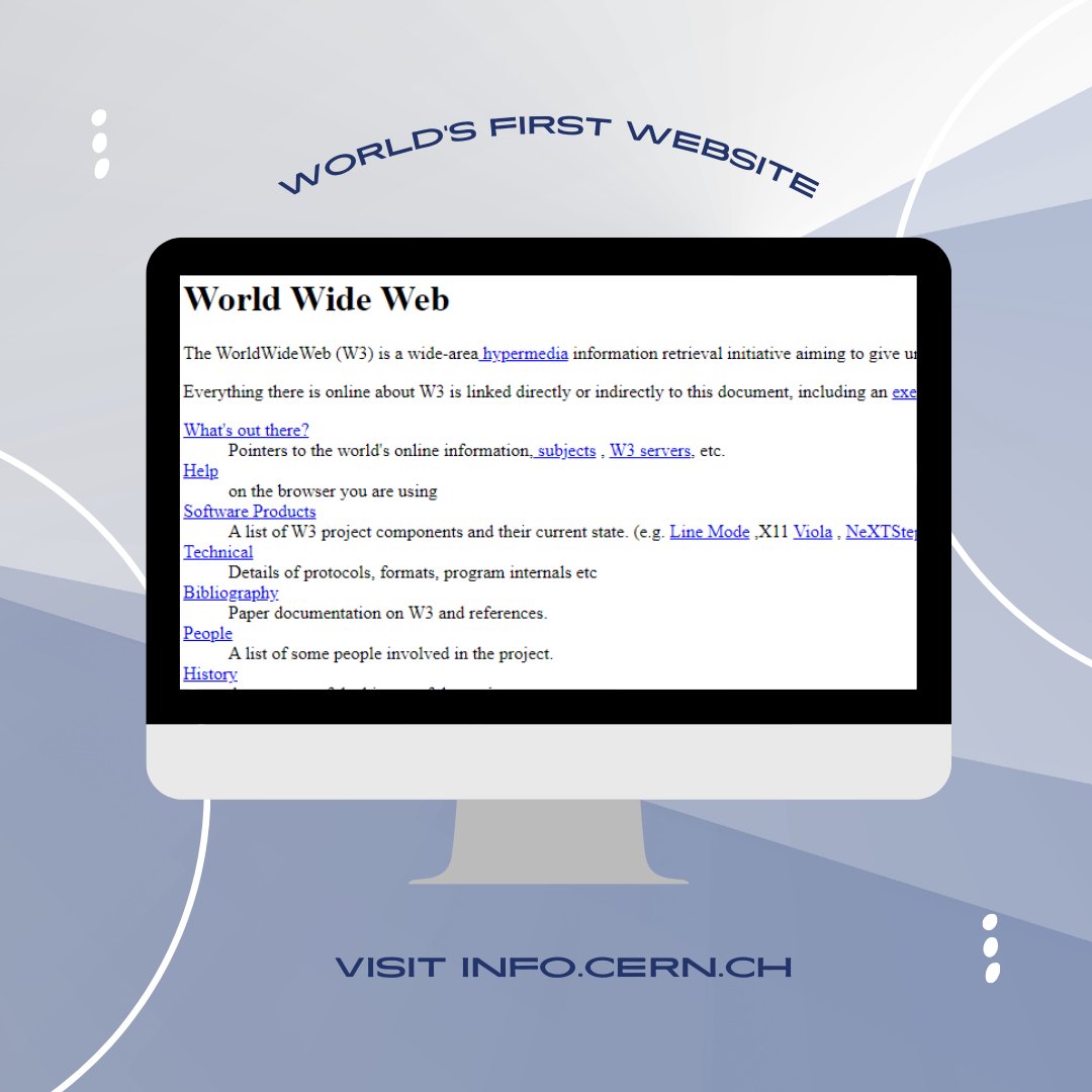 BlueLinkERP's tweet image. Travel back in time to the birth of the World Wide Web! Discover the world&apos;s first website, created in 1991 by Tim Berners-Lee. It was a simple page with information about the World Wide Web project, and it is still online today! #WebHistory #InternetLegacy