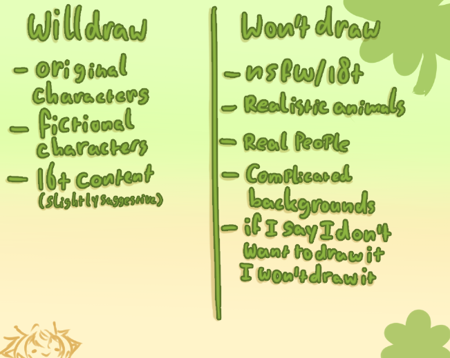 IckyVicky4331's tweet image. I'm opening commissions!!
If you'd like to see my past works please dm me!

forms.gle/7c6MkvMJTPDHAd…