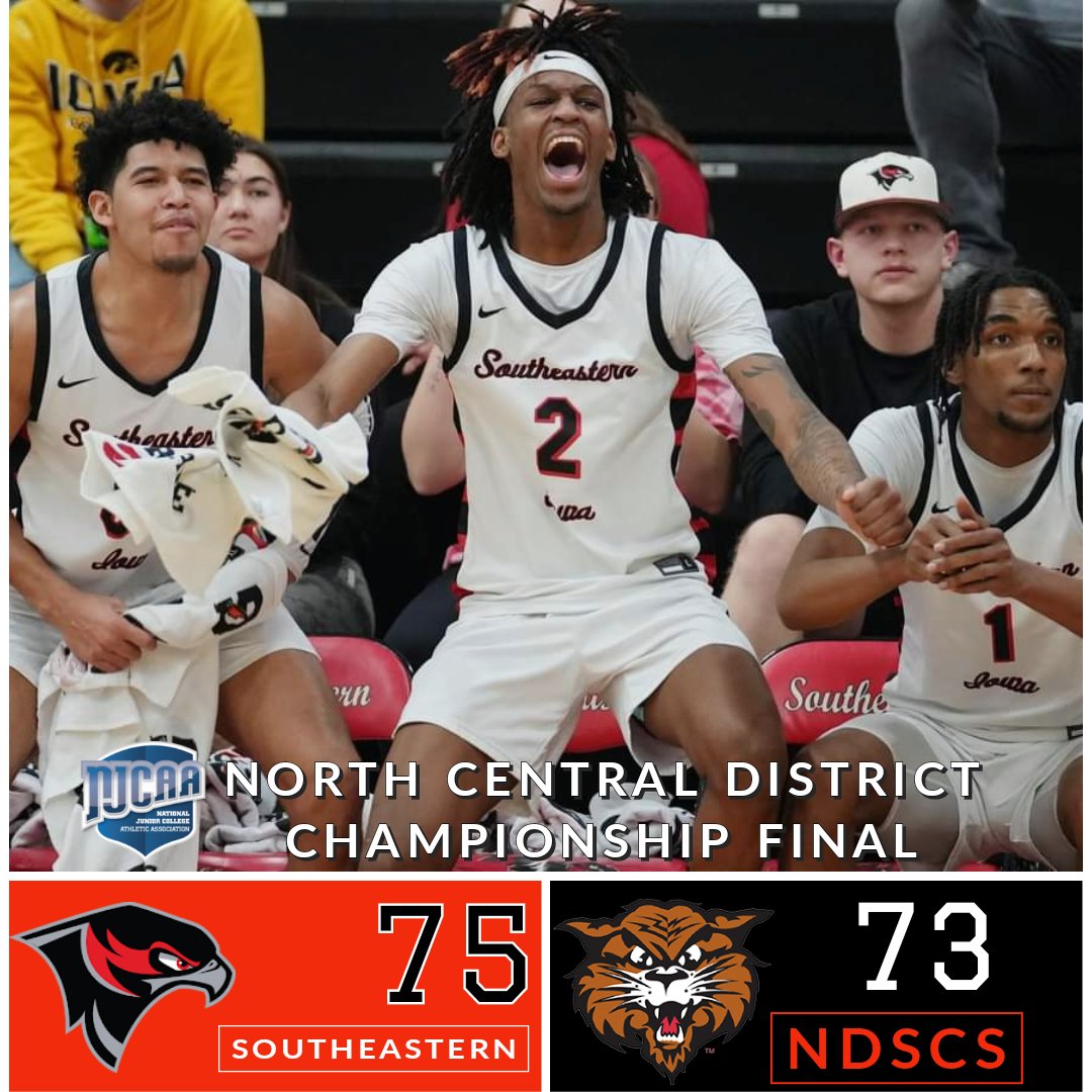 What an Overtime thriller!!!!
💥NORTH CENTRAL DISTRICT CHAMPS💥
The Blackhawks advance to the National Tournament in Hutchinson, KS
Way to go Gentlemen!!!!!👏👏👏