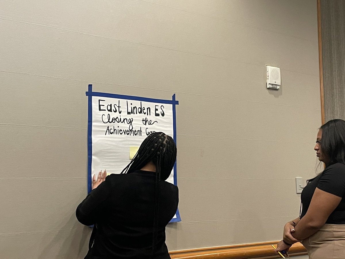 MsVandeborne's tweet photo. Can’t get my team to stop curating their digital story board for the gallery walk focused on closing the achievement gap! Good work takes time! Let’s Go East Linden ES Eagles! #TTLSummit @region8cc @RandallSampson @AEMEducation @ColsCitySchools https://t.co/xEMW5UTdc4