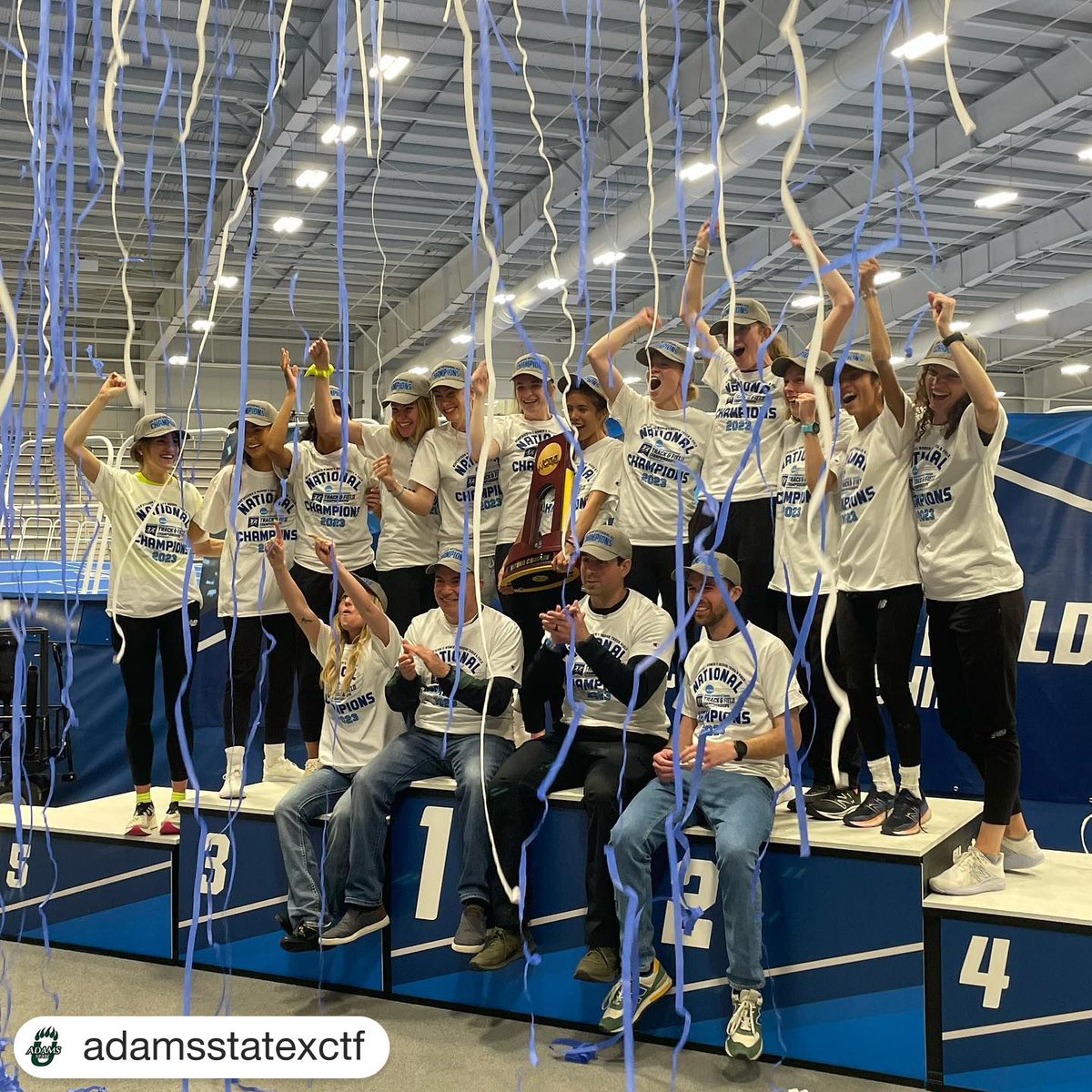 adamsstate's tweet photo. #Repost @adamsstatexctf
Women’s National Champions AND National Men’s Runner up!!! Now that’s what I’m talkin about!!! #thisisadamsstate https://t.co/rTMzV7mjYT