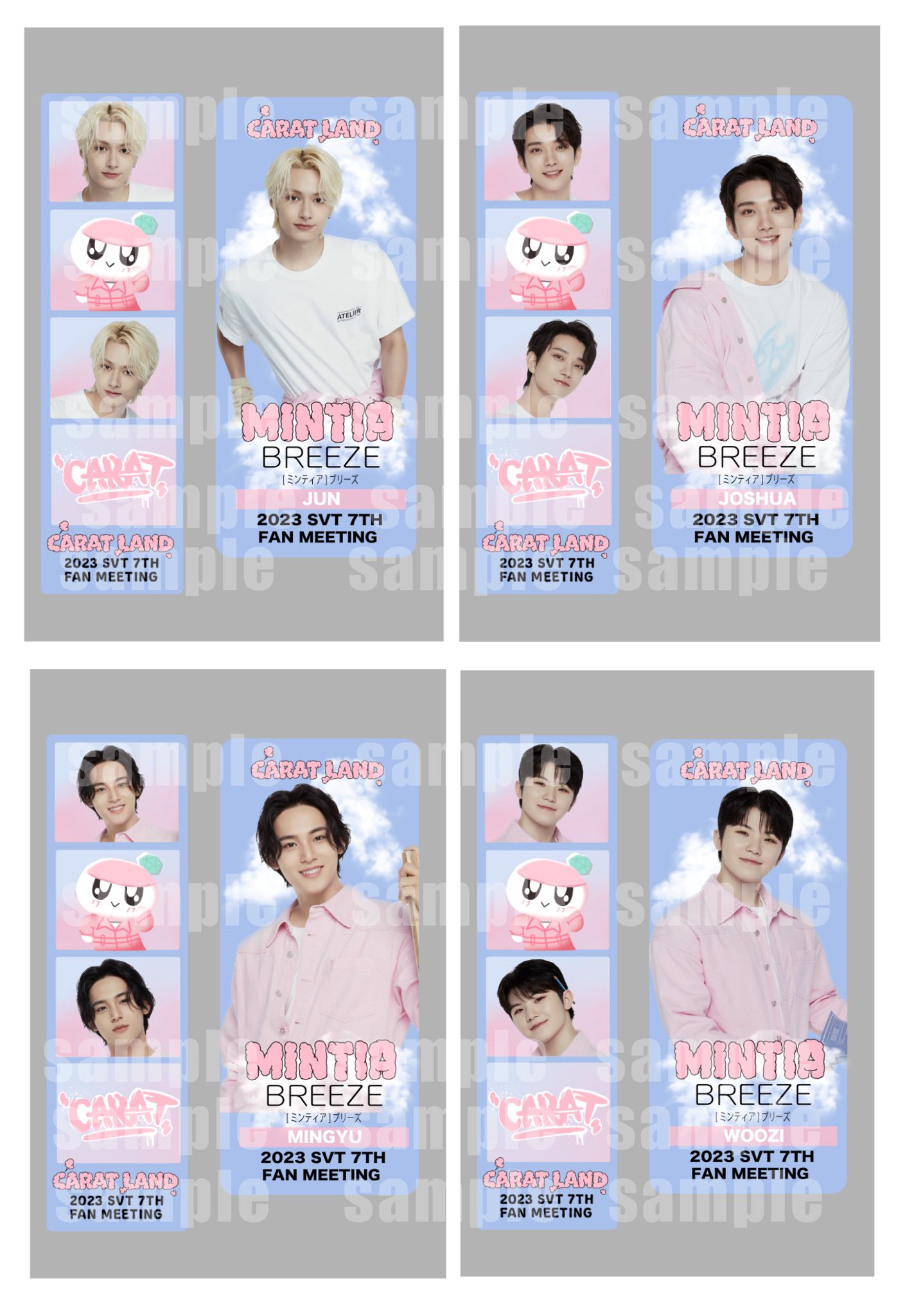 SEVENTEEN ミンハオ THE8 骨っぽく インスタントフォト チェキ