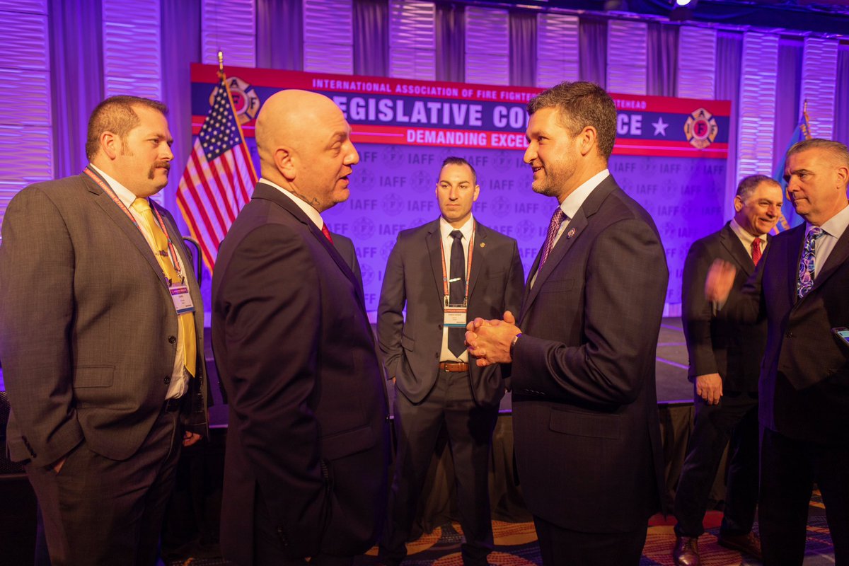 IAFFLocal2393's tweet photo. Local 2393 is honored to have the opportunity to be able to work with @RepPatRyanNY at this year’s @IAFFofficial Legislative Conference, alongside the brothers of @UFOA854 and @UFANYC. https://t.co/Bkp2QqQZYu