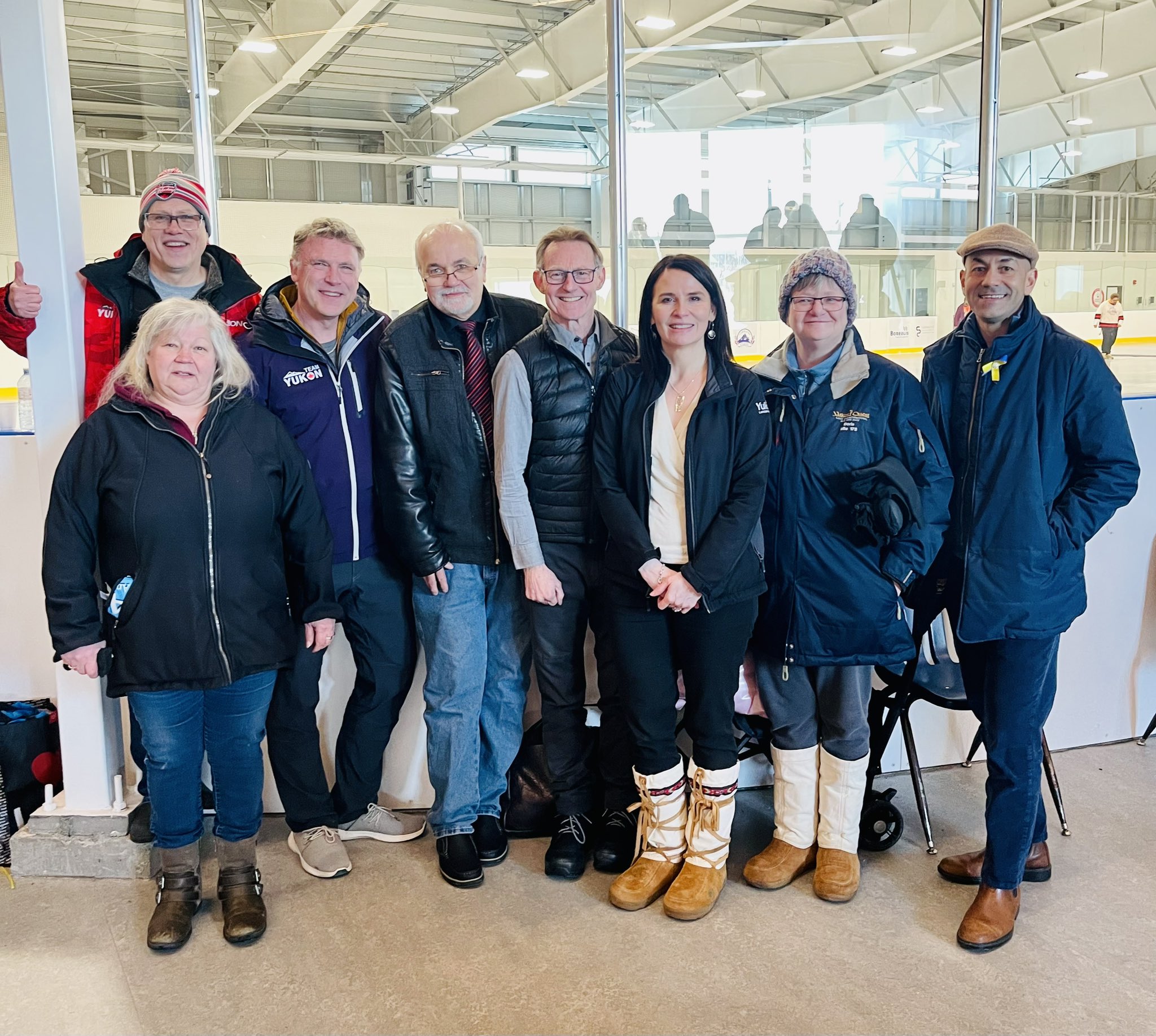 Ranj Pillai on Twitter "The new Carmacks arena is open! It was a