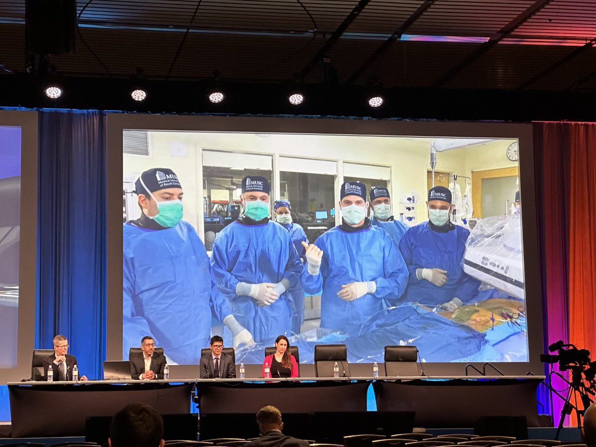 @MUSC_Cardiology @NickAmorosoMD @ArasiMaran rock the #ACC23 #WCCardio LIVE Interventional Cases! Thanks to outstanding discussants for 2 dynamic sessions! @ACCinTouch @PamelaBMorris