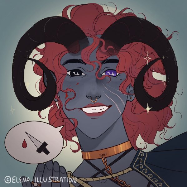 secretagentr's tweet image. Meet Phie! She’s my demon OC for the Open Legend rpg. One of my dnd players can’t play this month, so we are taking a break from our main campaign and trying something new. She’s tanky, shapeshifter with a spear and demon influence. #openlegendrpg