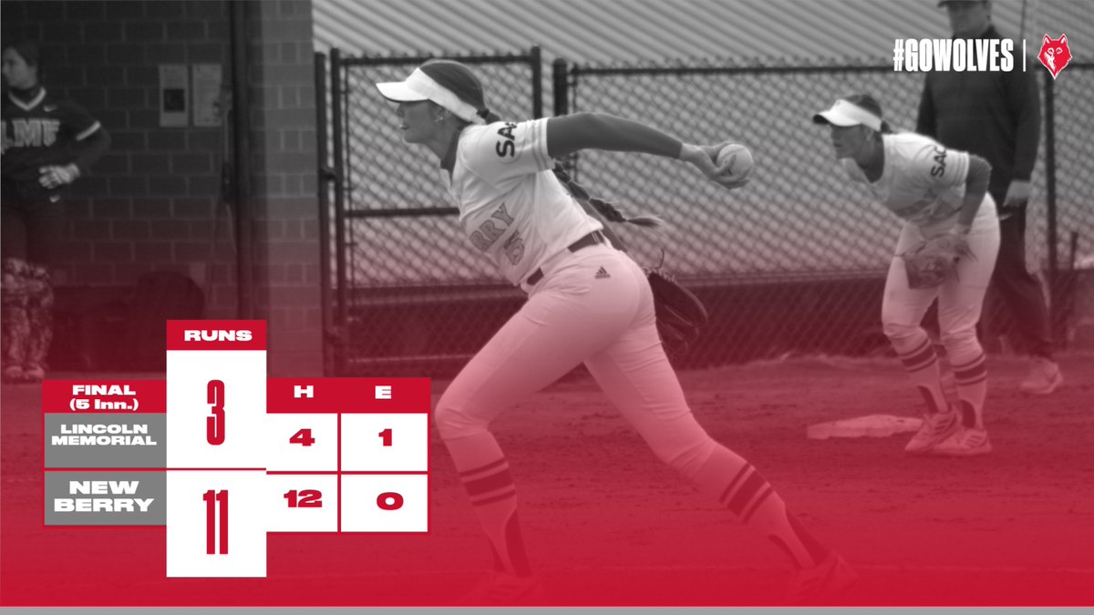 SB | Dominant performance from <a href="/newberrysb/">Newberry College SB</a> as they claim two run-rule victories over LMU!