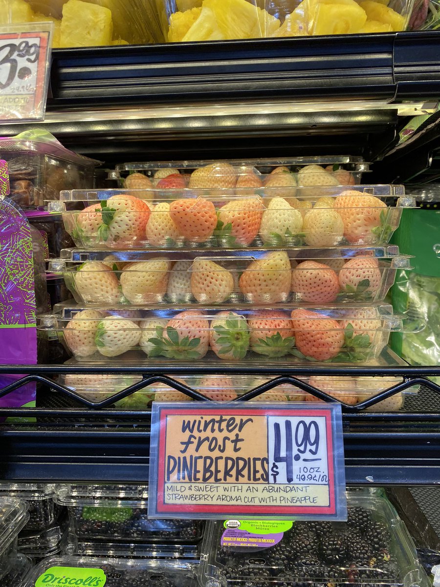 jfenstey's tweet photo. I think Trader Joe’s is trying to gaslight me into buying underripe strawberries https://t.co/E9afDDBi2a