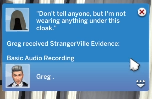 onlyabidoang's tweet photo. Fun fact: If you plant a spy bug from The Sims 4 Strangerville onto the Grim Reaper and then eavesdrop on him using the listening device, you'll hear some unique dialogues from him. https://t.co/oJayw1ldcP