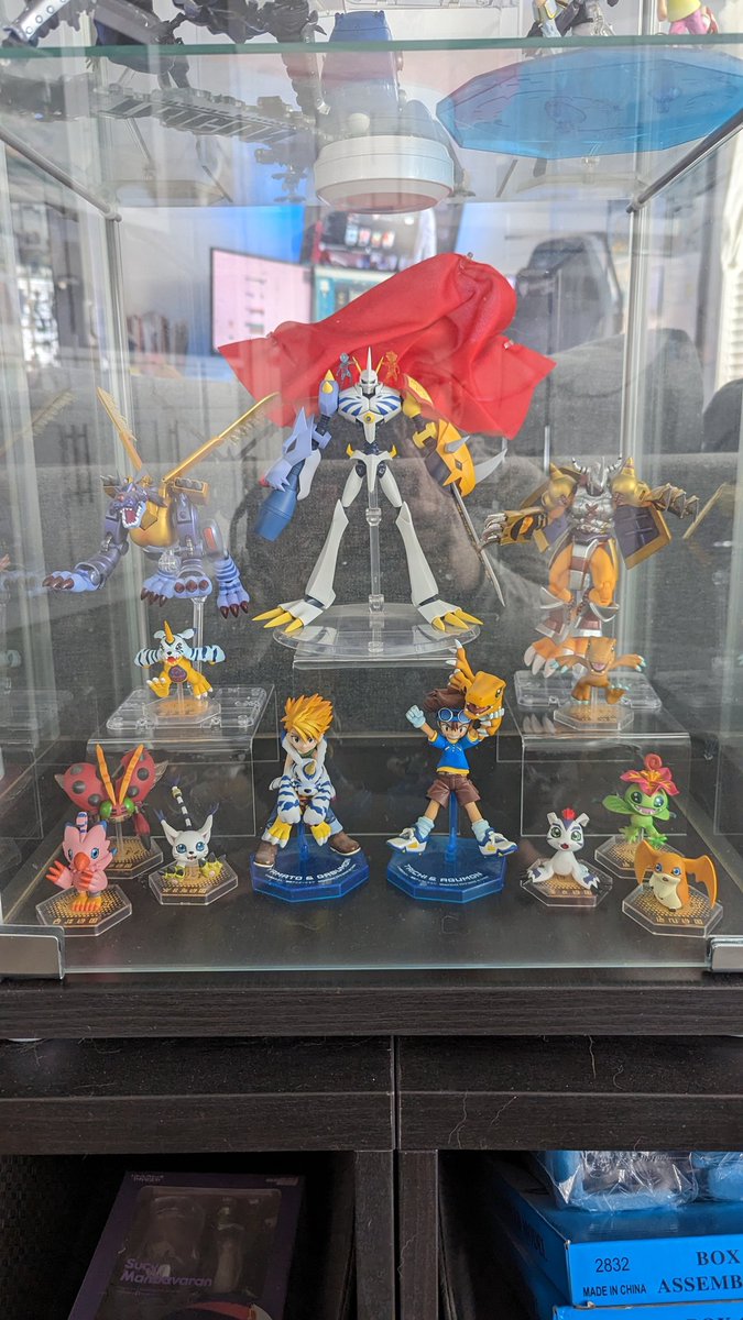 Quirkiliciouss's tweet image. Upgraded my #digimon shrine with some figures I grabbed at #ECCC2023