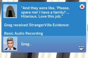 onlyabidoang's tweet photo. Fun fact: If you plant a spy bug from The Sims 4 Strangerville onto the Grim Reaper and then eavesdrop on him using the listening device, you'll hear some unique dialogues from him. https://t.co/oJayw1ldcP