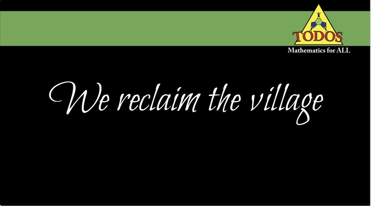 Reclaim the village 
❤️ love it @imathination 
 #cmcmath #cmccentral
#streetdata