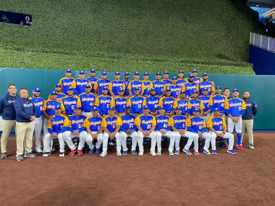 Today #Venezuela starts its journey in the #worldbaseballclassic  an entire nation is with every one of you #TeamVenezuela wishing you the greatest success in this world cup of baseball ⚾️ let’s bring it home 🏆#WBC2023 🇻🇪