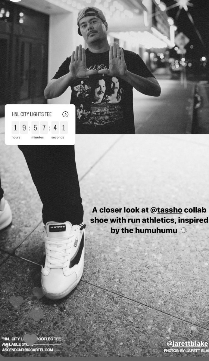 Tassho's tweet photo. New interview / e-zine / style shoot with the fam @cnrboy @jarettblake !!

Limited Honolulu City Lights bootleg tee just dropped! Get yours today! 🔥🔥🔥 https://t.co/rCAe0SbtAB