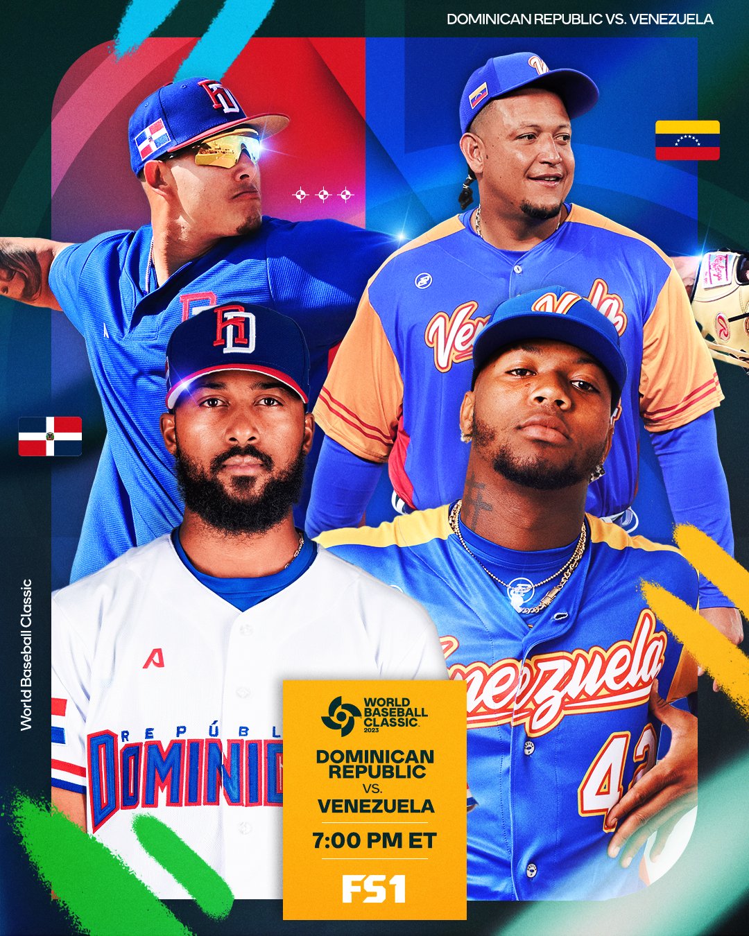 World Baseball Classic on X: Dominican Republic vs. Venezuela is