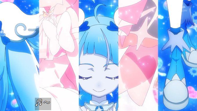 混ぜるのいいな…まさにゆりゆり #nitiasa #precure 