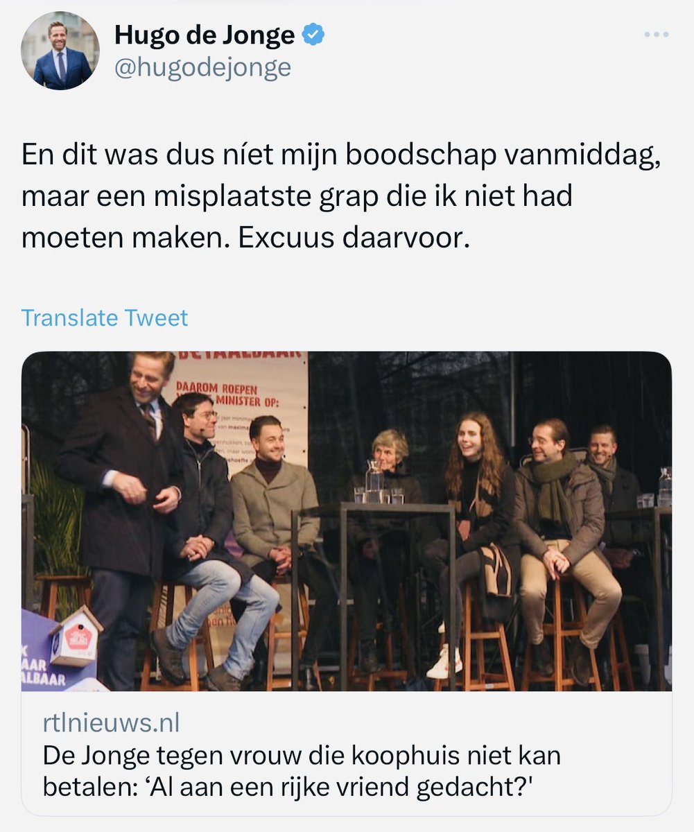 Nog even geduld mensen, hij gaat vanzelf z’n eigen ondergang worden. 🤷🏻‍♀️