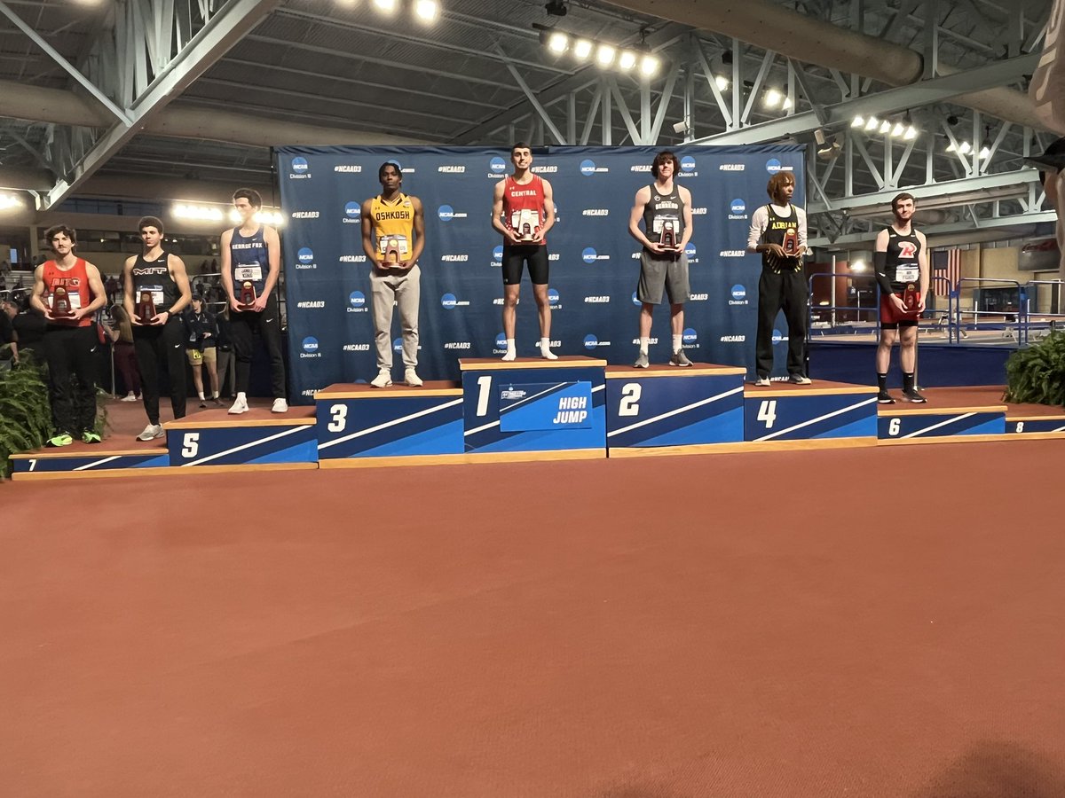 CentralDutch's tweet image. Sam Beatty is your 2023 @NCAADIII Indoor High Jump Champion!

#GoDutch #rollriversWRESTLE