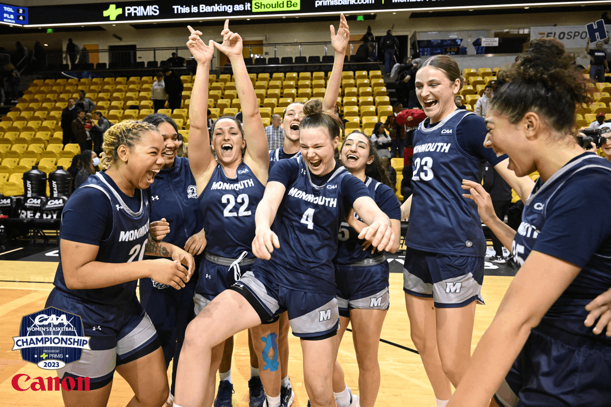 CAABasketball's tweet photo. .@MUHawksWBB are headed to the #CAAChamps final

@CanonUSA Photo of the Game https://t.co/4OESN90CV6