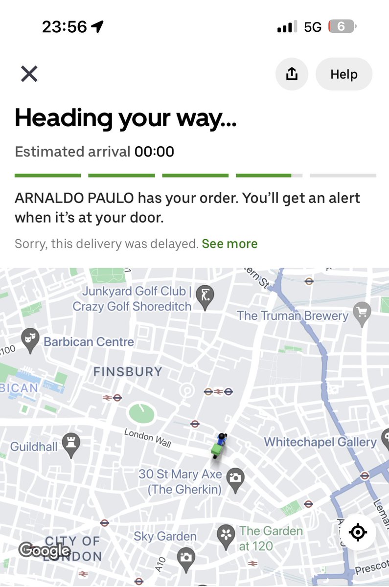 yenxbui's tweet photo. @ubereats_uk really tired and hungry anf past my bed time. We ordered 2,5 hours ago. I assume by the time this arrives it‘ll be frozen … https://t.co/pfO0zCpP5p