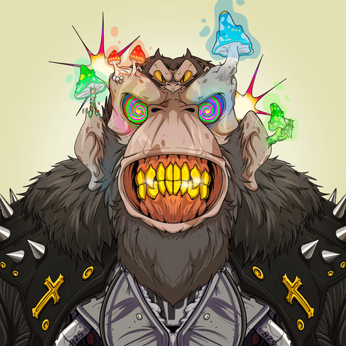 Shilllin's tweet image. who wants to earn this rare psychedelic&apos;s defi ape