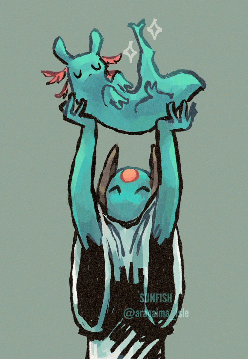 Day 10: Looks to the Moon 🌙 #RWArtMonth #Rainworld