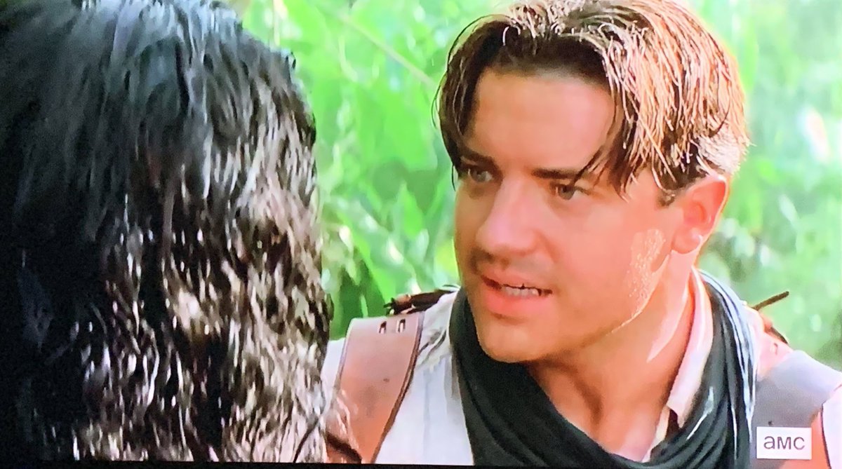 The two main reasons I love #TheMummy… @odedfehr and #BrendanFraser 😍😍