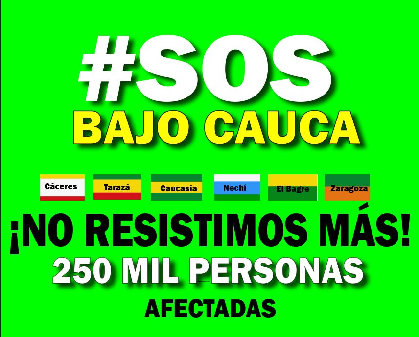 Davoz86's tweet photo. El bajo Cauca está en crisis @petrogustavo

#SOSBajoCauca #ParoMinero https://t.co/ld1KFX1tTF