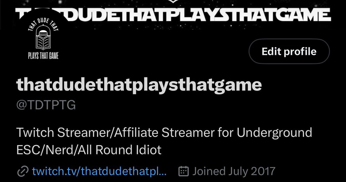 TDTPTG's tweet image. Glad to join the ranks of affiliate streamers for @UG_ESC