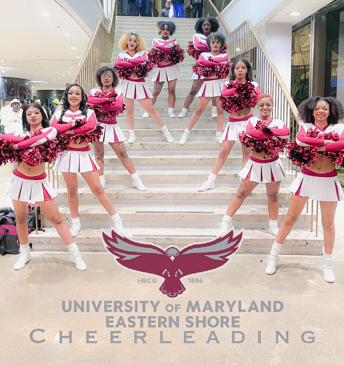 A great season for the Hawks! See you next year, Meac! Shout out to all the support this week of the president, AD, administration, students and alumni!!! The #hawkpride was real in the streets of Norfolk! 
#hbcheerleaders #stompnshakecheer #flygurlz #MEAC #MEACPride #RYSUMES
