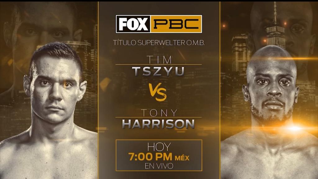 #Boxeo - #BOXEOxFSMX #PBCxFSMX #HayCamorra
Tim Tszyu 🆚 Tony Harrison
🕖 19:00 hrs 
📺 @FOXSportsMX 2 

🎙 @FerBastien
🎙 @Pelotauro
🎙 @alexcorrea11