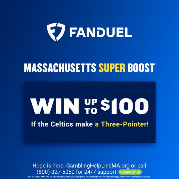 Welcome to the party Mass! Get in on the action today with @fdsportsbook Massachusetts Super Boost. Head to fanduel.com/drewbledsoe to sign up and lock in your bet. #ad