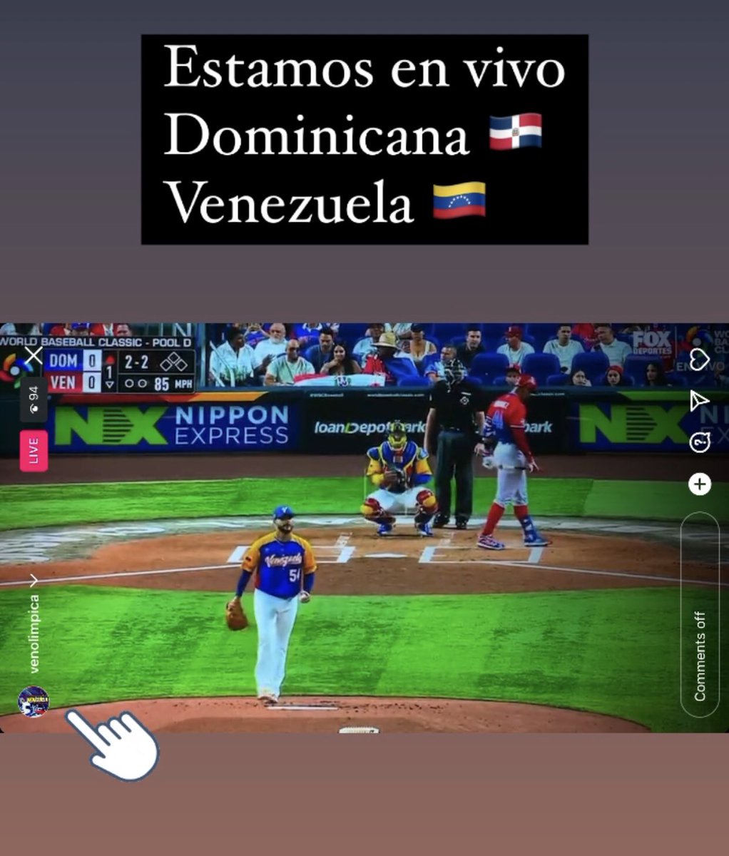 Instagram: <a href="/VenOlimpica/">Venezuela Olimpica</a>